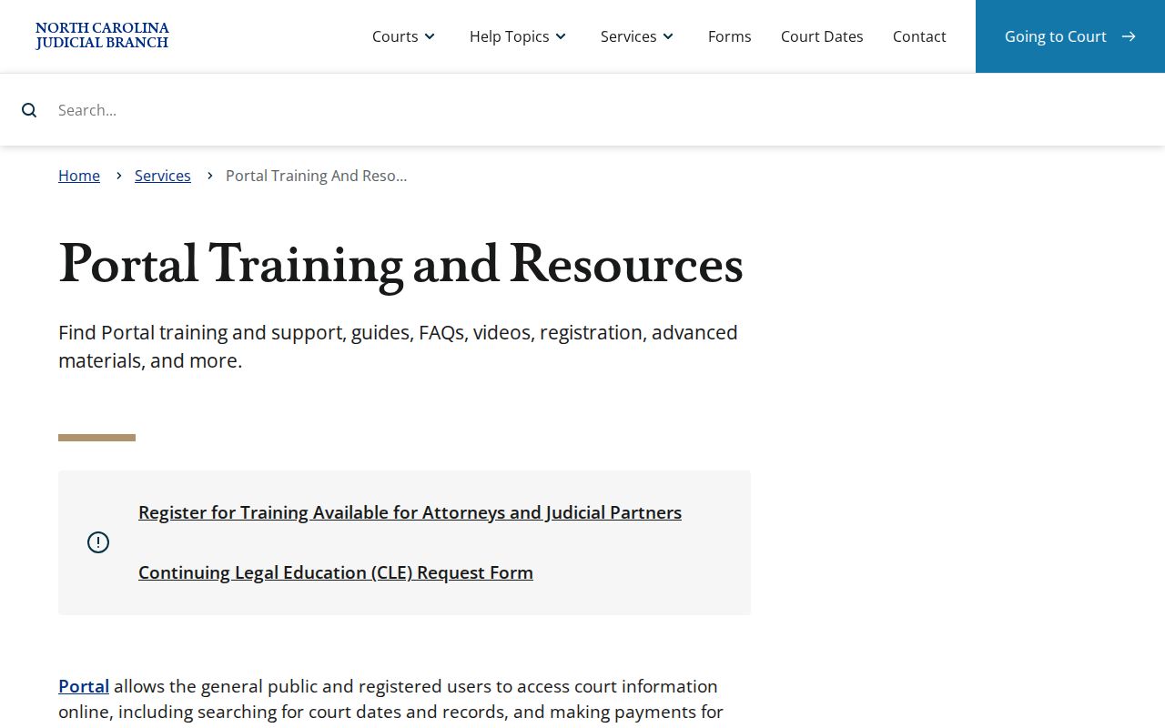 Wilmington resident lookup eCourts training and search resources